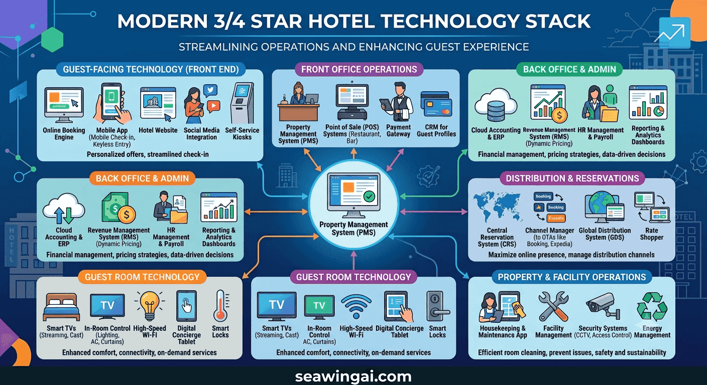 3-4 Star Hotel Technology Stack
