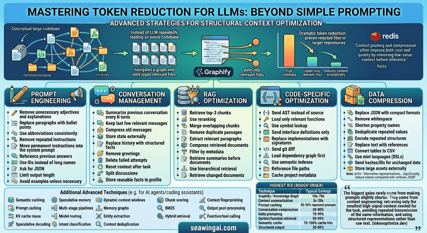 50 Ways to Reduce LLM Token Usage